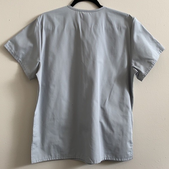 ADAR UNIFORMS Women’s Gray Medical Scrub Top Size M - Picture 3 of 7